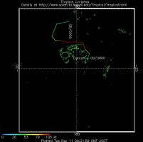 Trajectoire suivie par Daman